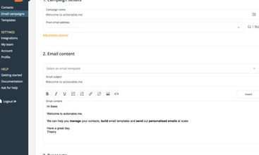 actionable.me screenshot