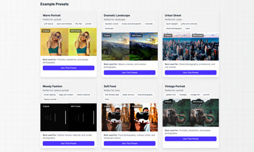 Presets Generator AI screenshot