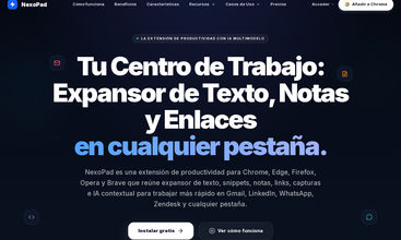 Nexopad screenshot