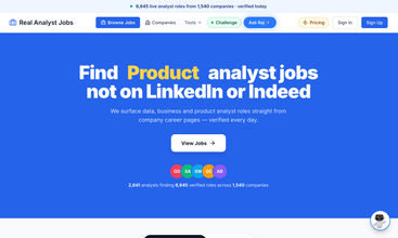 Real Analyst Jobs screenshot