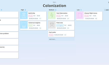 Zenkit screenshot