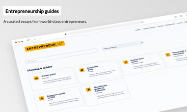 Entrepreneur List screenshot