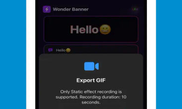 Wonder Banner screenshot