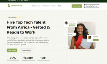 Betternship screenshot