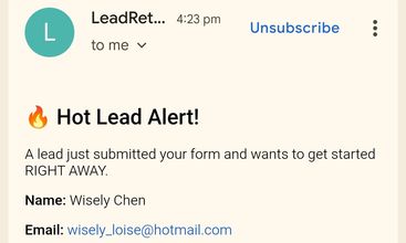 LeadRetain screenshot