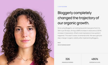 Bloggerly.ai screenshot