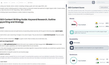 Outranking Platform screenshot