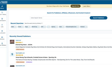 Publisher Finders screenshot