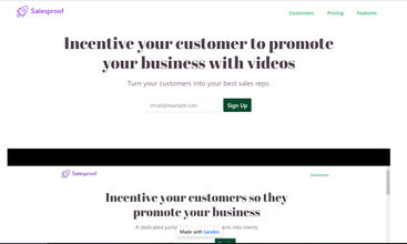 Salesproof screenshot