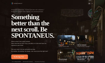 SPONTANEUS® screenshot