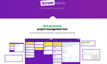 Scrumium.io screenshot