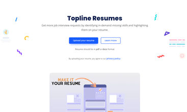 Topline Resumes screenshot