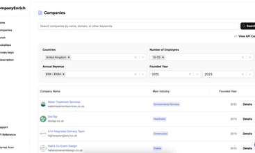 Company Enrich screenshot