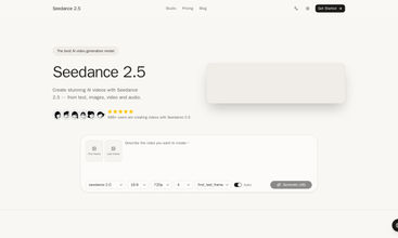 Seedance 2.5 screenshot