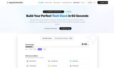 appstackbuilder screenshot