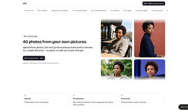 still. — AI headshots and portraits screenshot