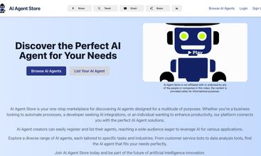 AI Agent Store screenshot