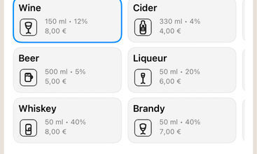 AlcoList screenshot