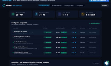 Pingava screenshot