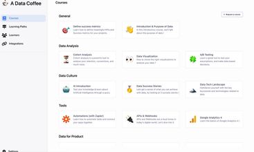 A Data Coffee screenshot