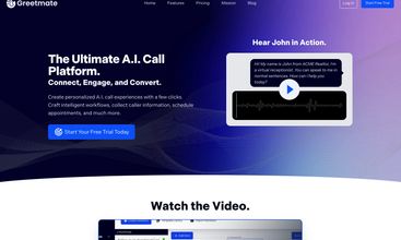 Greetmate.ai screenshot