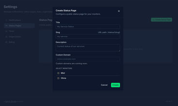 Monitoristic screenshot