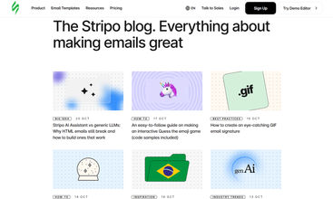 Stripo screenshot