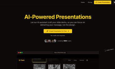 FlashSlides – AI Presentation Maker screenshot