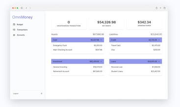 OmniMoney screenshot