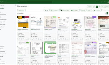 Paperless-home screenshot