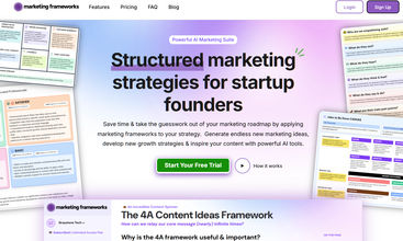 Marketing Frameworks screenshot
