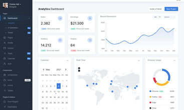AdminKit screenshot