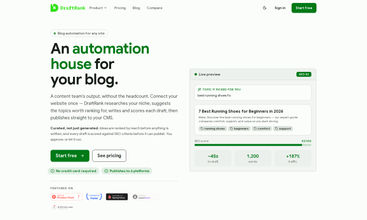 Draftrank screenshot
