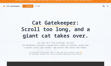 cat gatekeeper screenshot