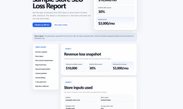 GetSEOLoss screenshot