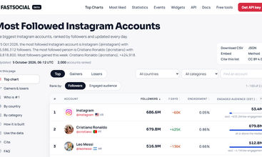 FastSocial Instagram Data API screenshot