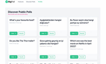BigPoll screenshot
