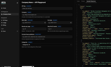 Akta  screenshot