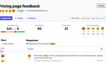 Freddy Feedback screenshot