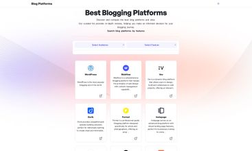 Blogging Platforms screenshot