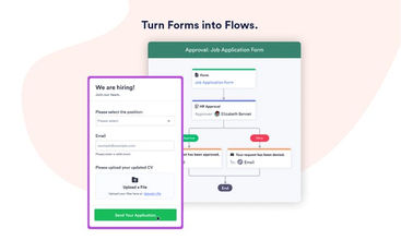 Approvals by JotForm screenshot