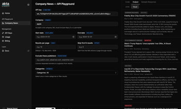 Akta  screenshot