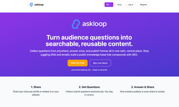 AskLoop screenshot