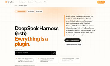 DeepSeek Harness screenshot