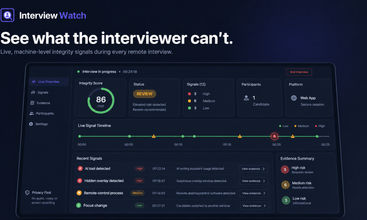 InterviewWatch screenshot