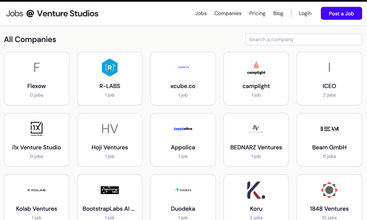 Jobs @ Venture Studios screenshot