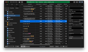 TablePlus screenshot