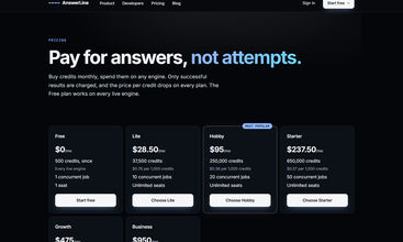 AnswerLine screenshot