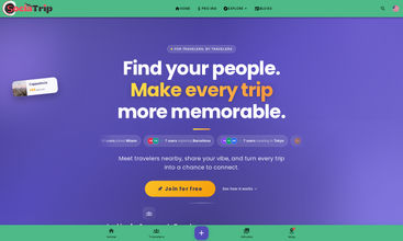 Sociatrip screenshot