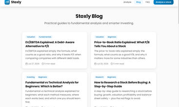 Stoxly screenshot